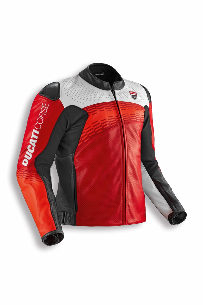 Ducati Corse C7 Perforated Leather Jacket by Dainese – Seacoast