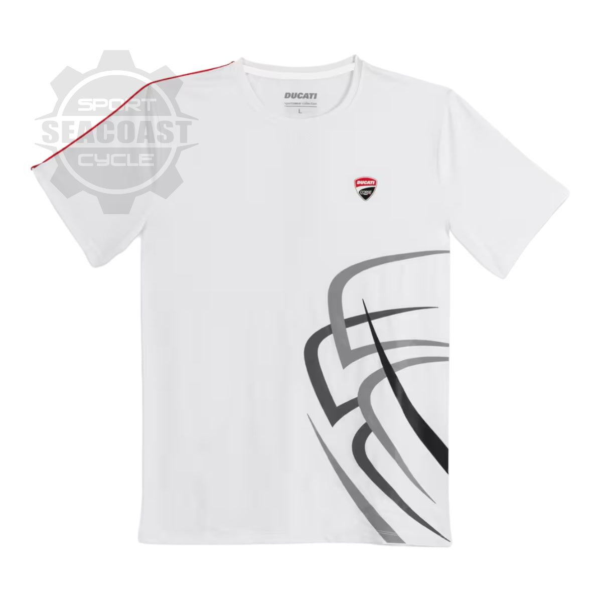 Ducati V4 Tシャツ ホワイト Ducati Panigale V4 T Shirt – Lewë