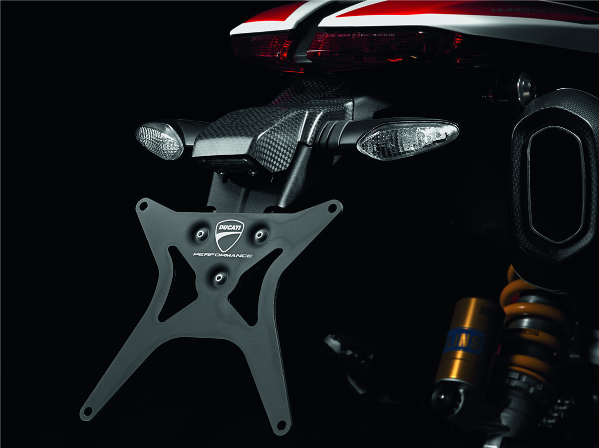 Ducati Hypermotard & Hyperstrada Carbon Fiber License Plate Holder