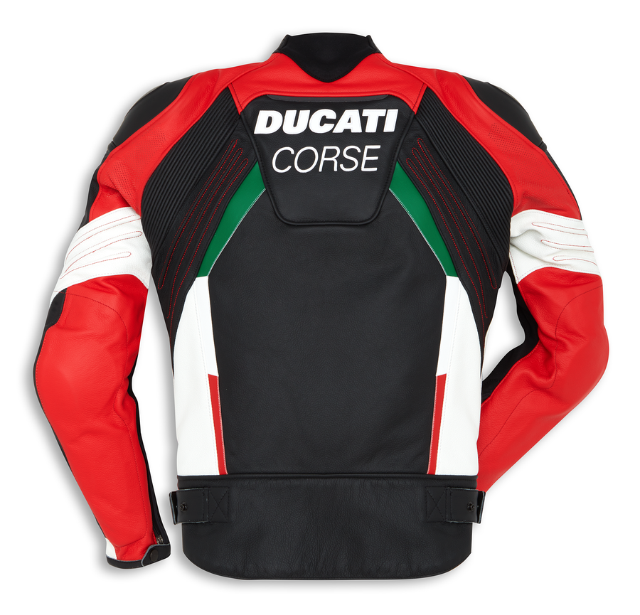 Ducati Corse C3 Leather Perforated Jacket