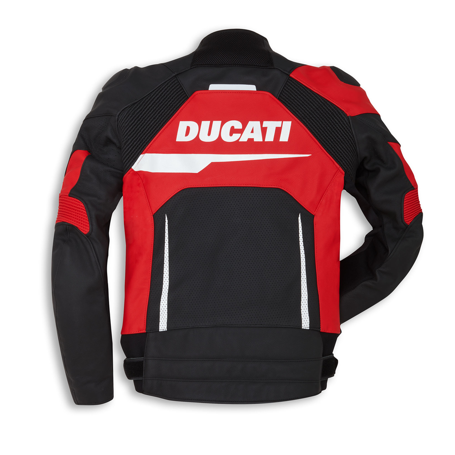 Ducati Speed Evo C1 Perforated Leather Motorcycle Jacket