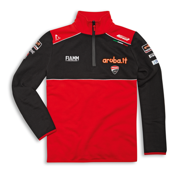 Men's Ducati Corse SBK 20 Team Replica 3/4 Zip Sweatshirt