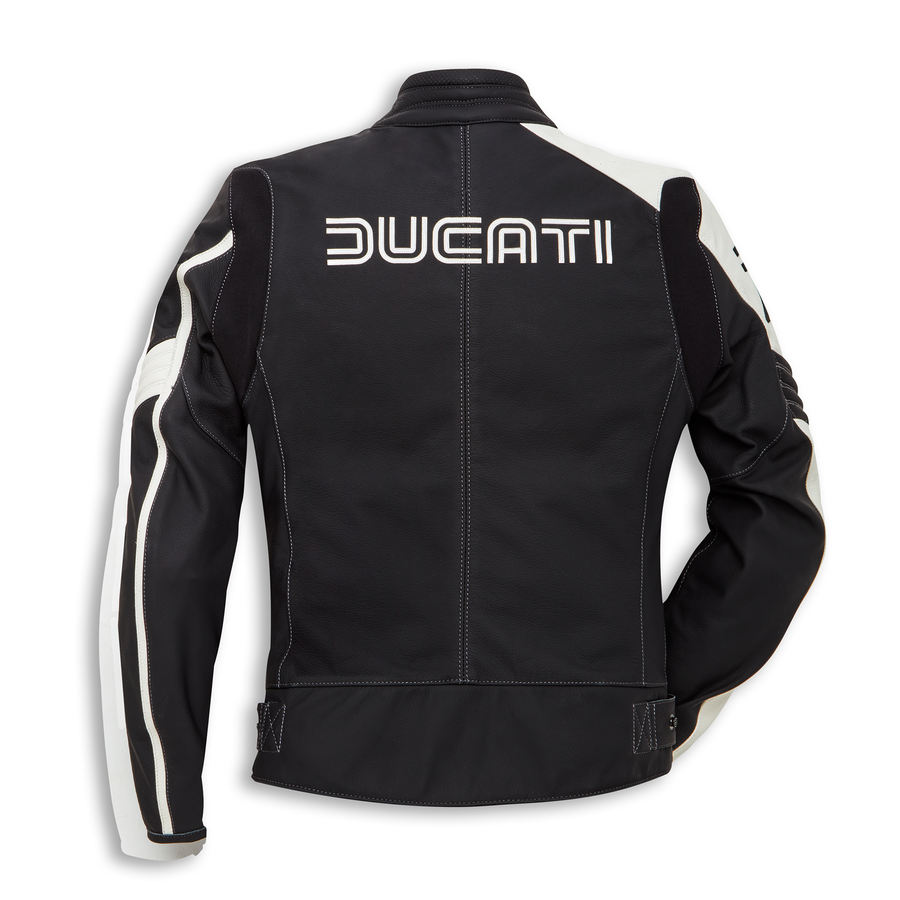Ducati 77 Retro Leather Women's Motorcycle Jacket