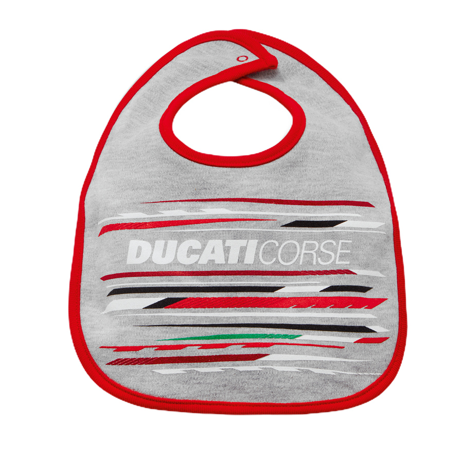 Ducati Corse Sport Motorcycle Racing Baby Bib Set of 2