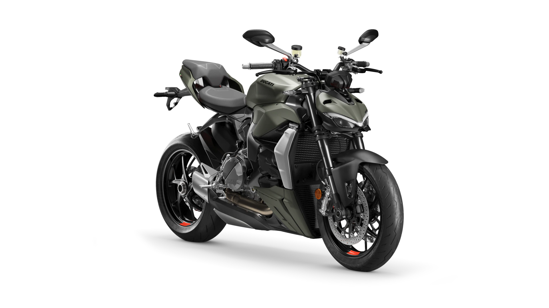 2024 Ducati Streetfighter V2 Storm Green Seacoast Sport Cycle