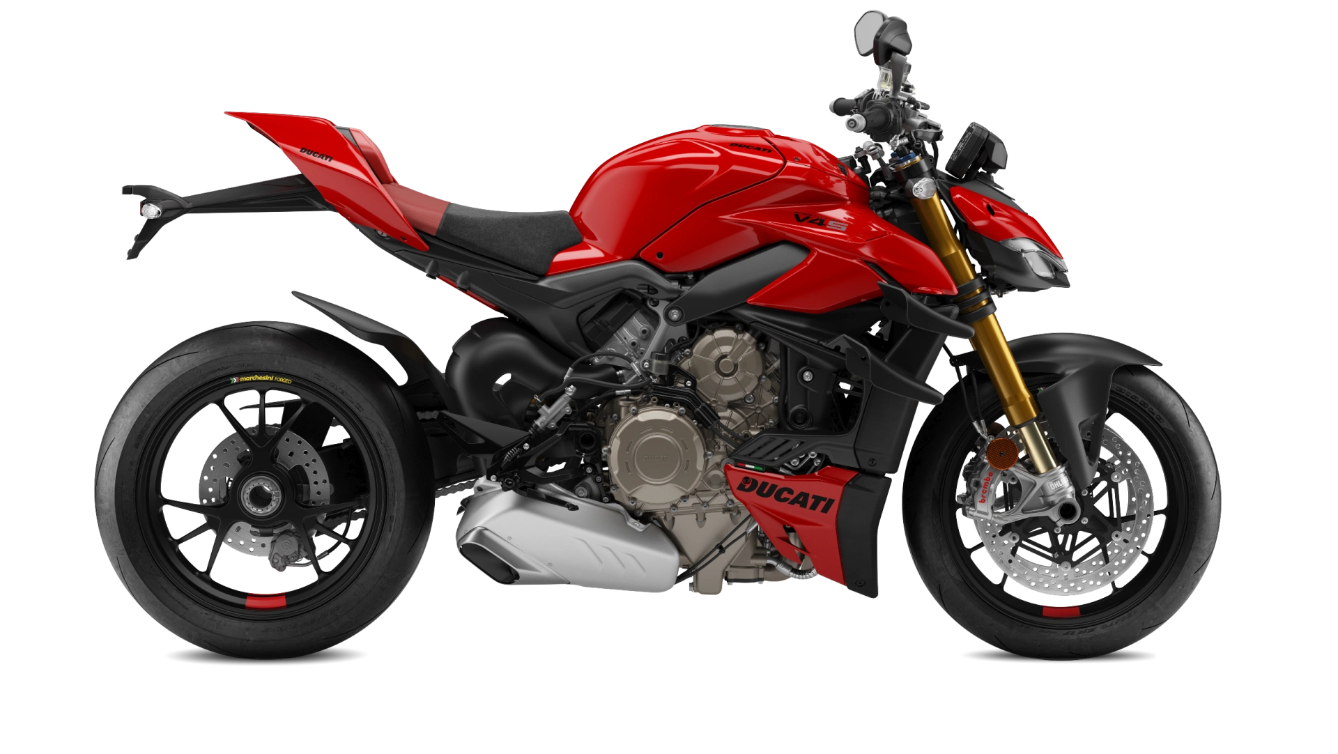 2024 Ducati Streetfighter V4 S Ducati Red Seacoast Sport Cycle