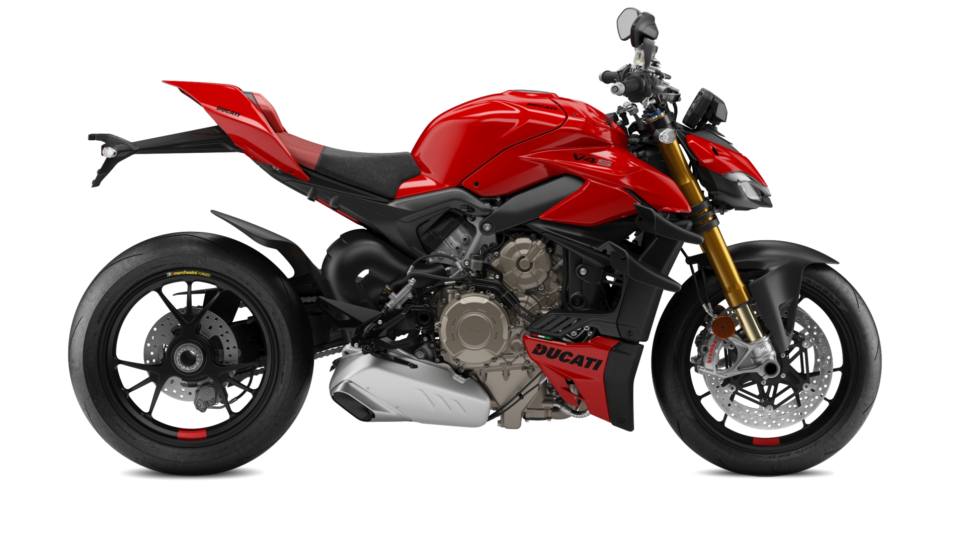 2025 Ducati Streetfighter V4 S Ducati Red Seacoast Sport Cycle
