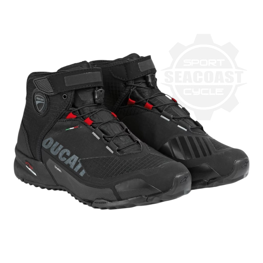 Ducati City Drystar Short Motorcycle Riding Shoes by Alpinestars