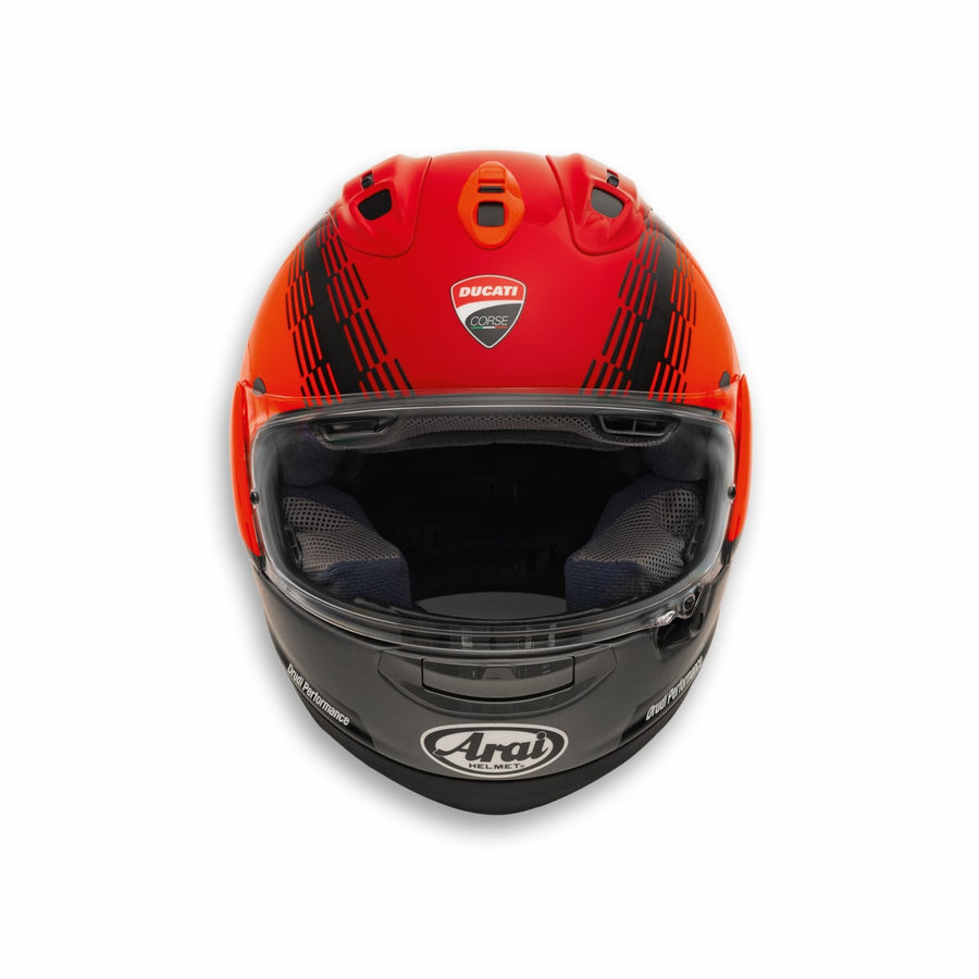 arai corse helmet Ducati Patentovan vntorn krupina je vyroben z EPS s premenlivou hustotou Ducati Corse V9 Corsair-X Helmet