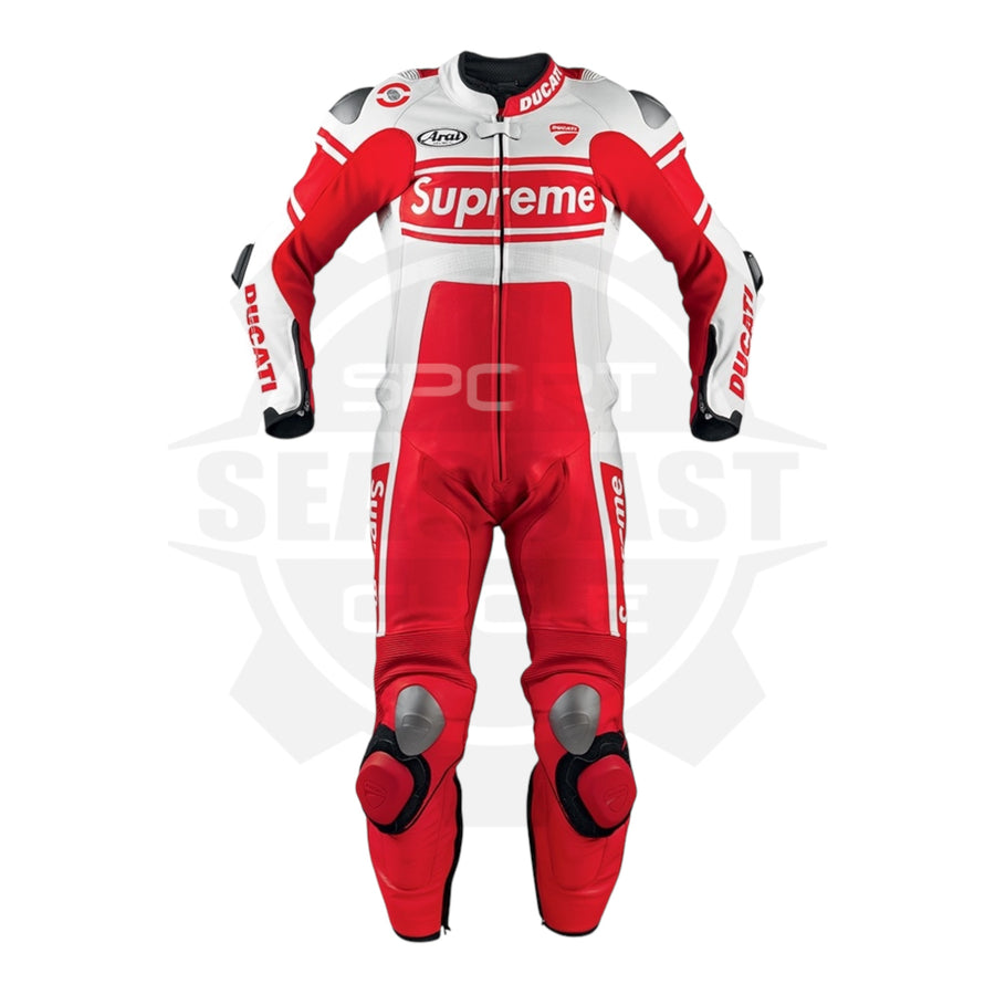 Ducati Limited Edition Supreme Leather One Piece Racing Suit Size 54