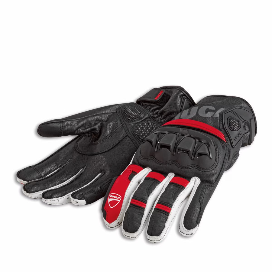 Ducati Sport C4 Fabric-leather Motorcycle Gloves