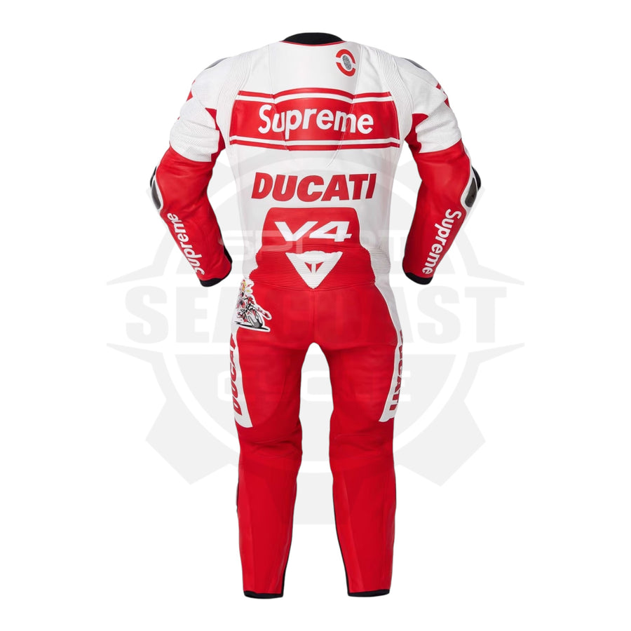 Ducati Limited Edition Supreme Leather One Piece Racing Suit Size 54