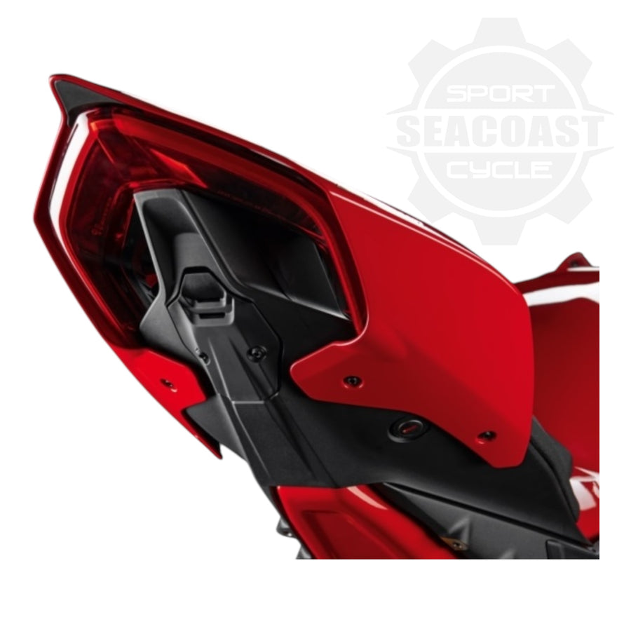 DUCATI PANIGALE V4 V2 & STREETFIGHTER V2 LICENSE PLATE HOLDER BLOCK OFF PLATE