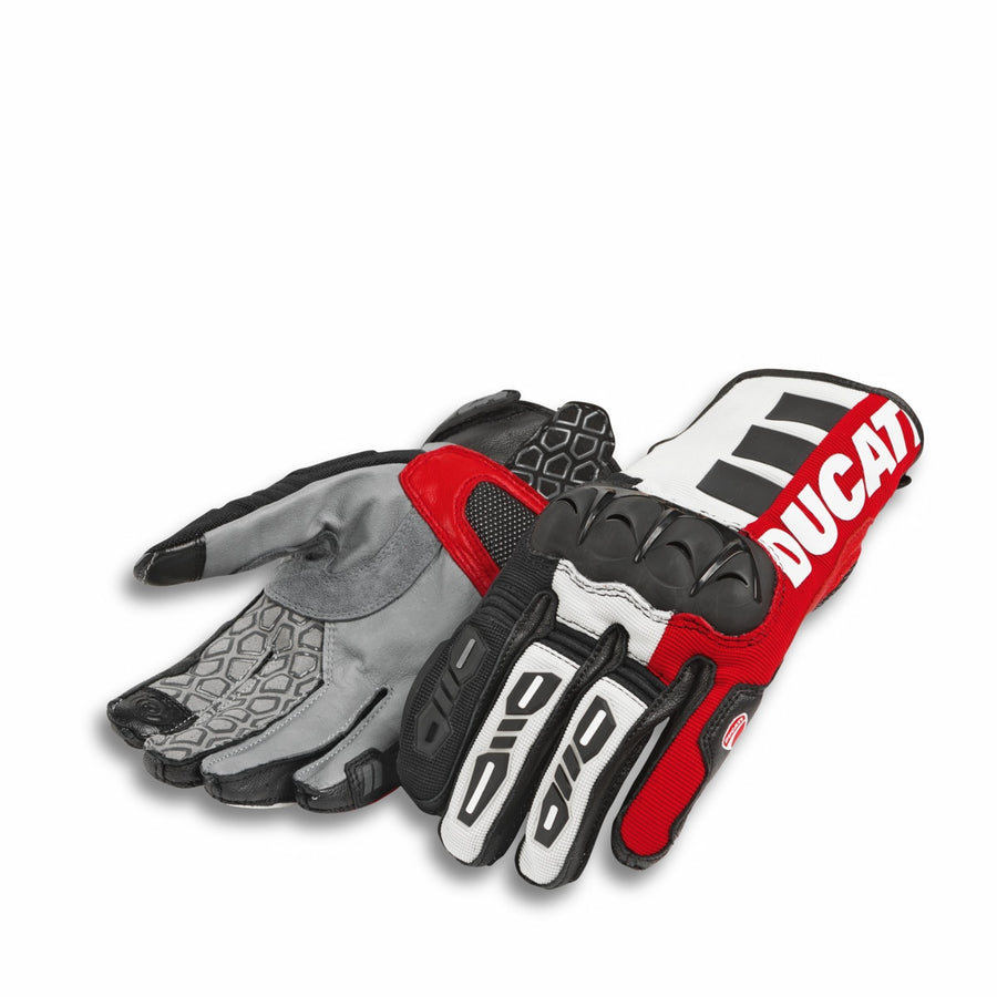 Ducati Atacama C2 Fabric-leather Short Motorcycle Gloves By Held