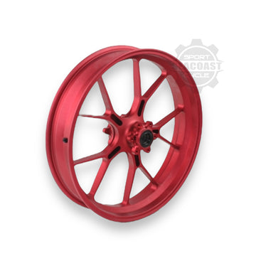 Aprilia OEM Forged Front Aluminum Wheel, by Malgatech (Red)
