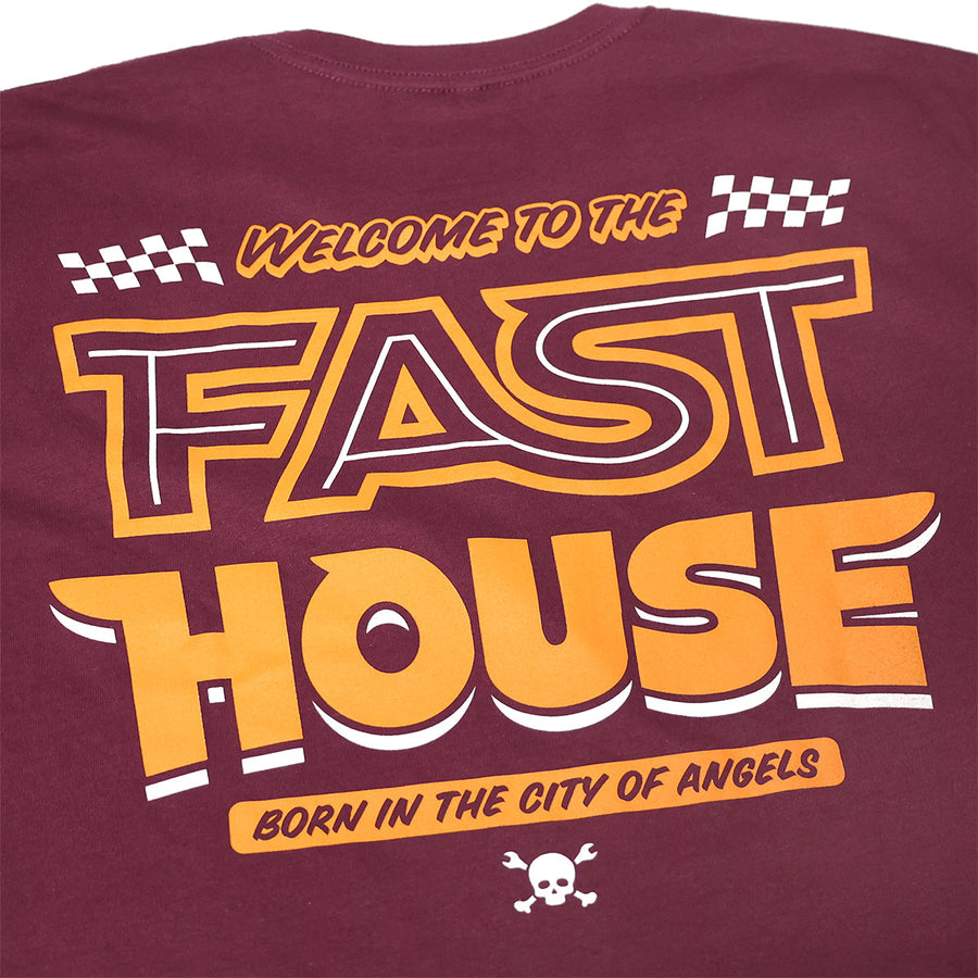 Fasthouse Weekend SS Tee - Maroon