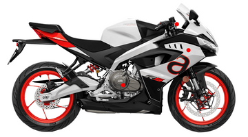 2025 Aprilia RS 457 Opalescent Light Demo