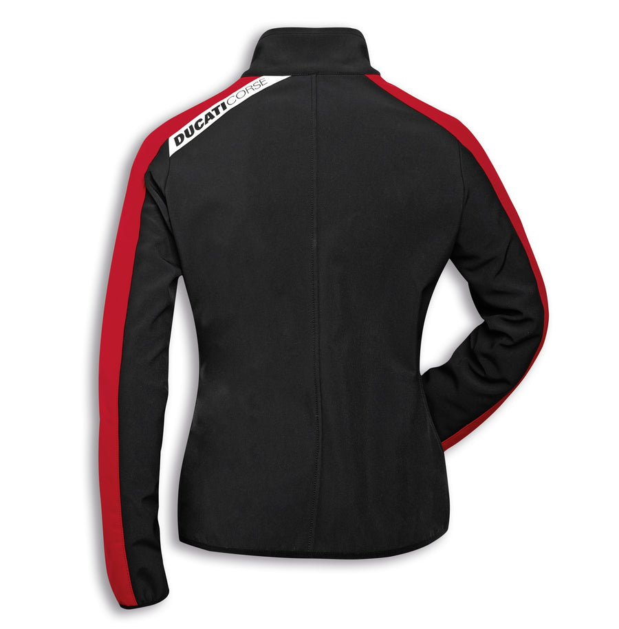 Womens Ducati Corse DC Thrill Full Zip Softshell Windproof Jacket