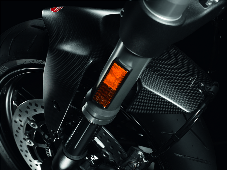 Ducati Monster 797/821/659/1200 Matte Carbon Fiber Front Fender (96980991A)