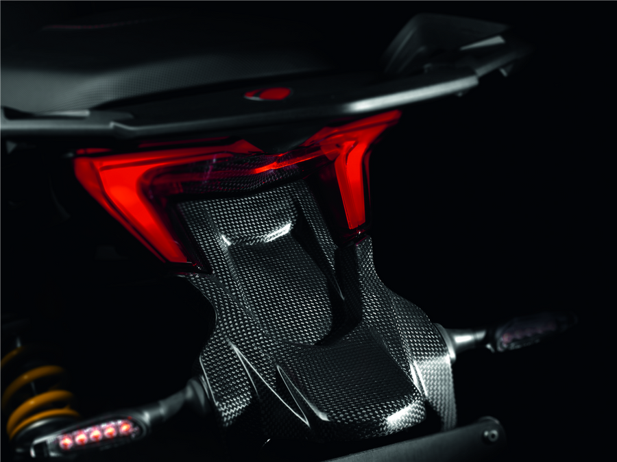 Ducati Multistrada 1260 Carbon Fiber Plate Holder (96981091A)