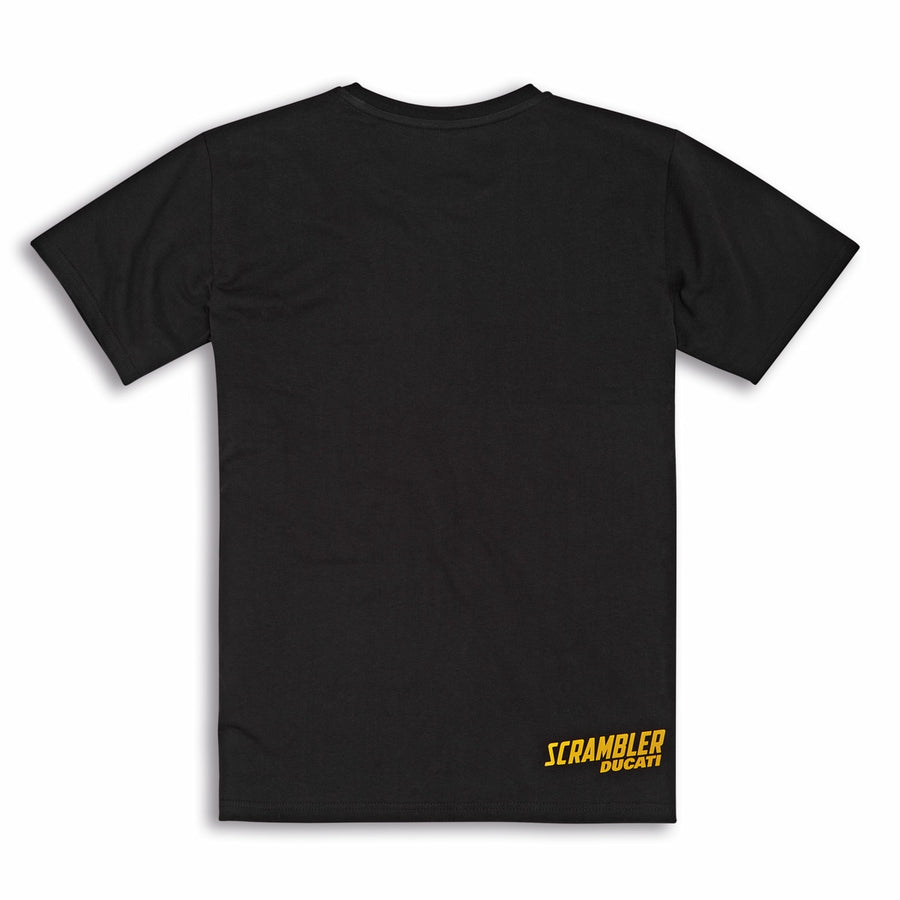 Ducati Scrambler Wing Black Graphic T-Shirt