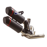 Ducati Monster Slip-on Exhaust System with Carbon Silencers