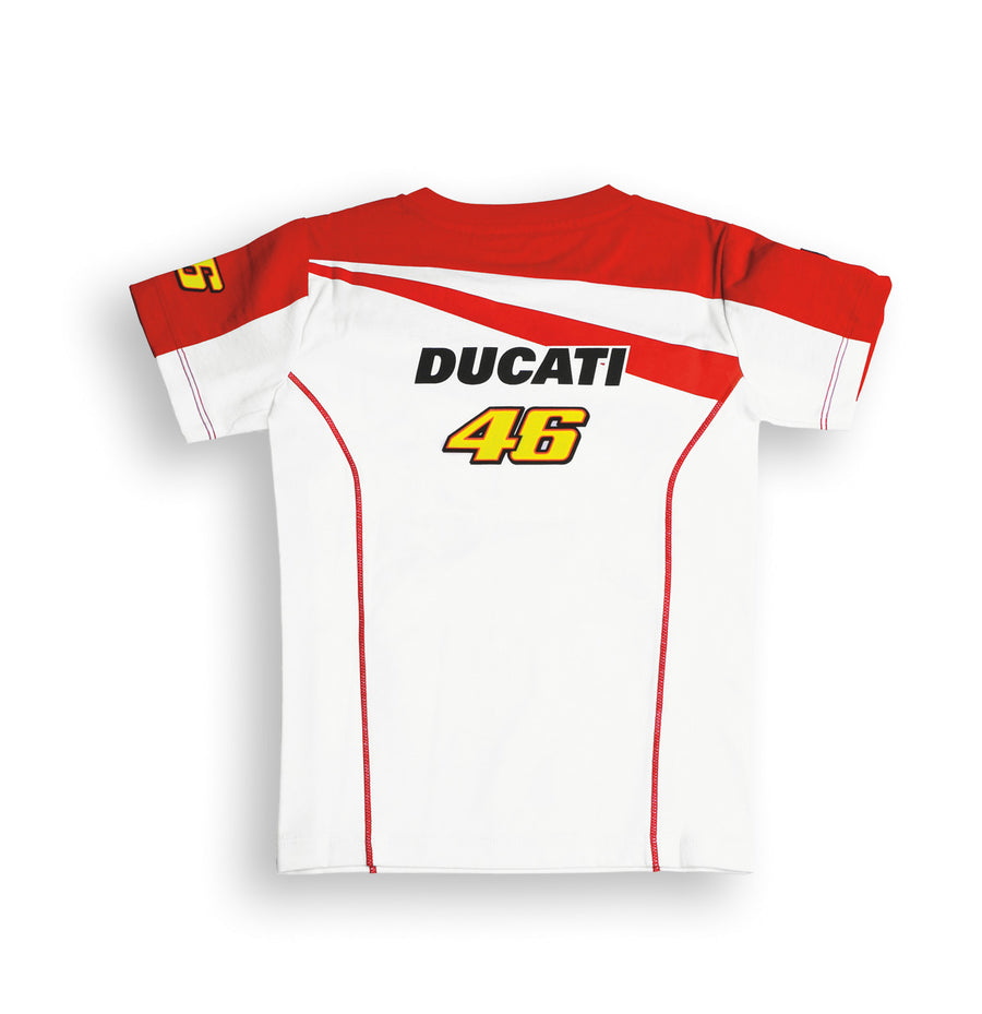Ducati Corse Kids Valentino Rossi D46 Team Moto GP Short Sleeve T-shirt