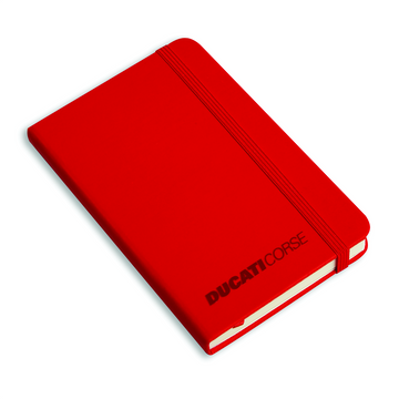 Ducati Corse Red Synthetic Leather Notebook 3.5