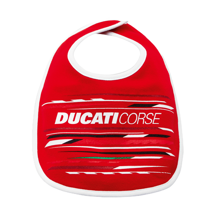 Ducati Corse Sport Motorcycle Racing Baby Bib Set of 2