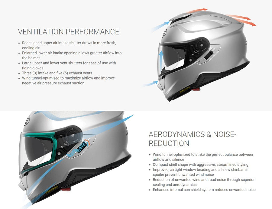 Shoei GT-Air II Full Face Motorcycle Helmet Insignia