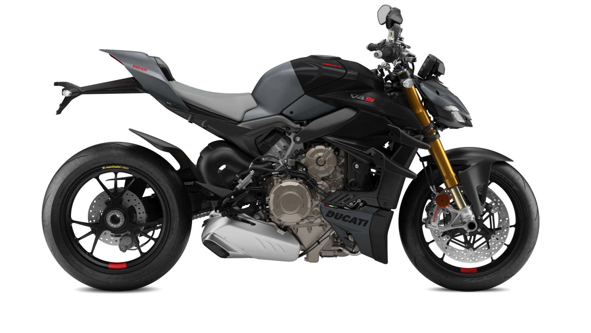 2024 Ducati Streetfighter V4 S Grey Nero Seacoast Sport Cycle